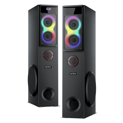 Intex TITAN 3000 (D) | 2.2 Tower Speaker (300W Power & 10" Wooferx2)